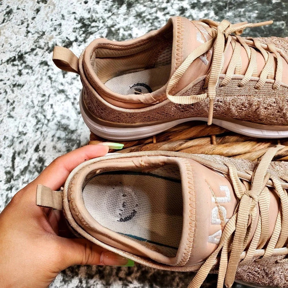 APL TechLoom Phantom Pink Knit Women's Shoes Size: 8 - Picture 5 of 12